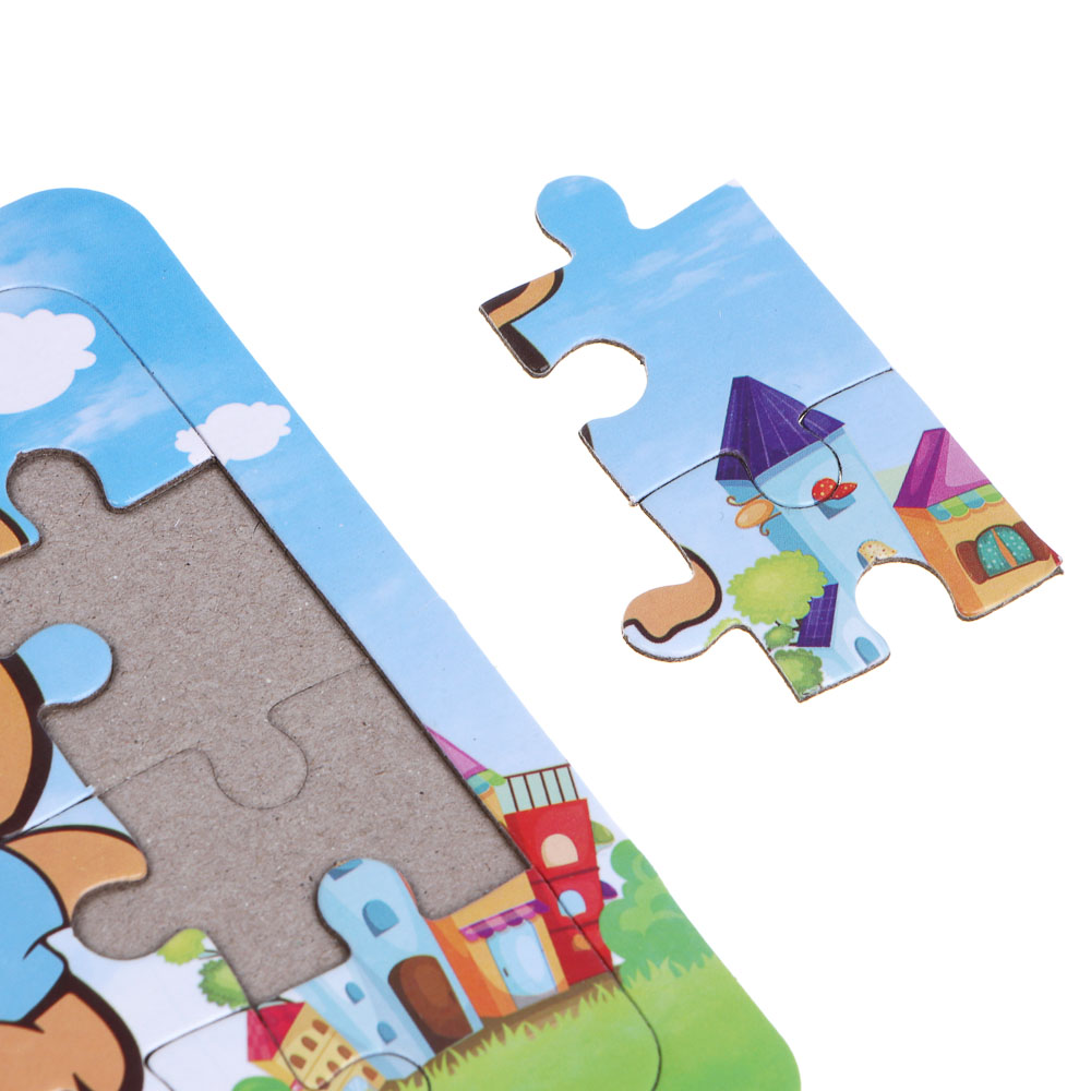 ХОББИХИТ Набор для творчества "Пазл-раскраска" 6 штук, 16,5х2,3х20см, картон, 2 дизайна, арт.№ 284-327