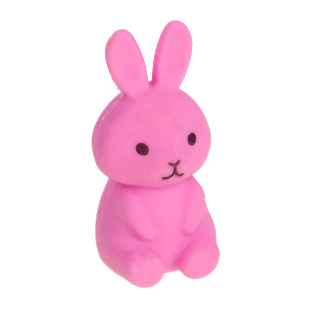 Ластик фигурный в форме зайчиков и котиков, 4 дизайна, ТПР, 2,3-3,5х1,5-3 см, арт.№ 576-053