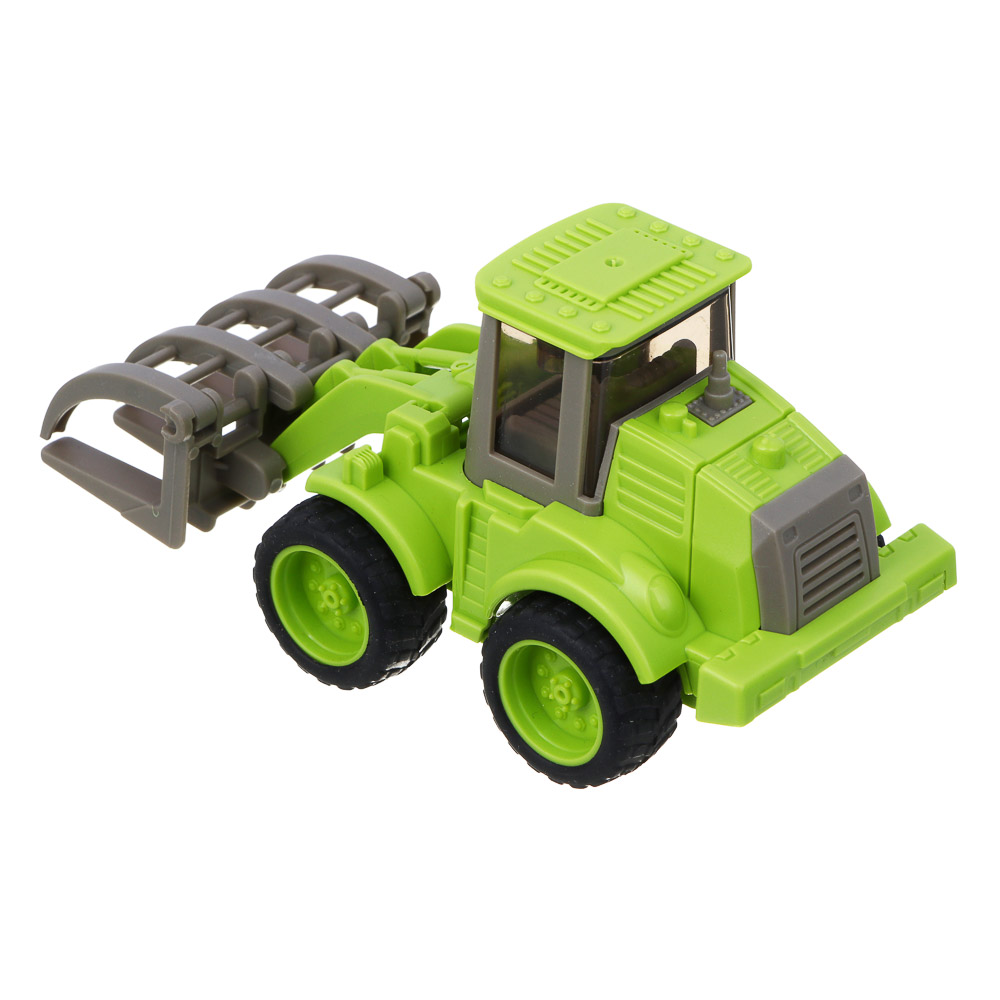 ИГРОЛЕНД Машинка "Агротехника", инерция, РР, 12х7х6,2 см, 5 дизайнов, арт.№ 292-413