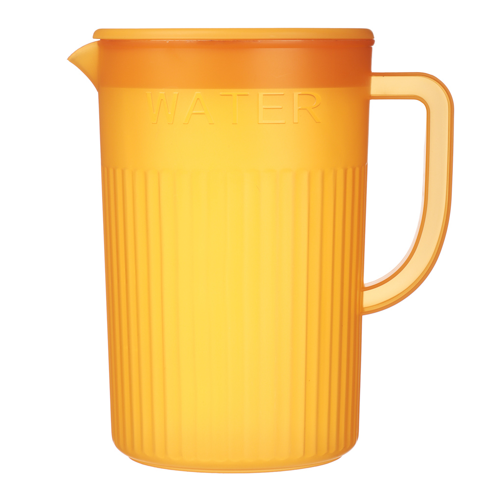 Кувшин для воды с крышкой, 2л, 2 цвета, пластик, арт.№ 861-560