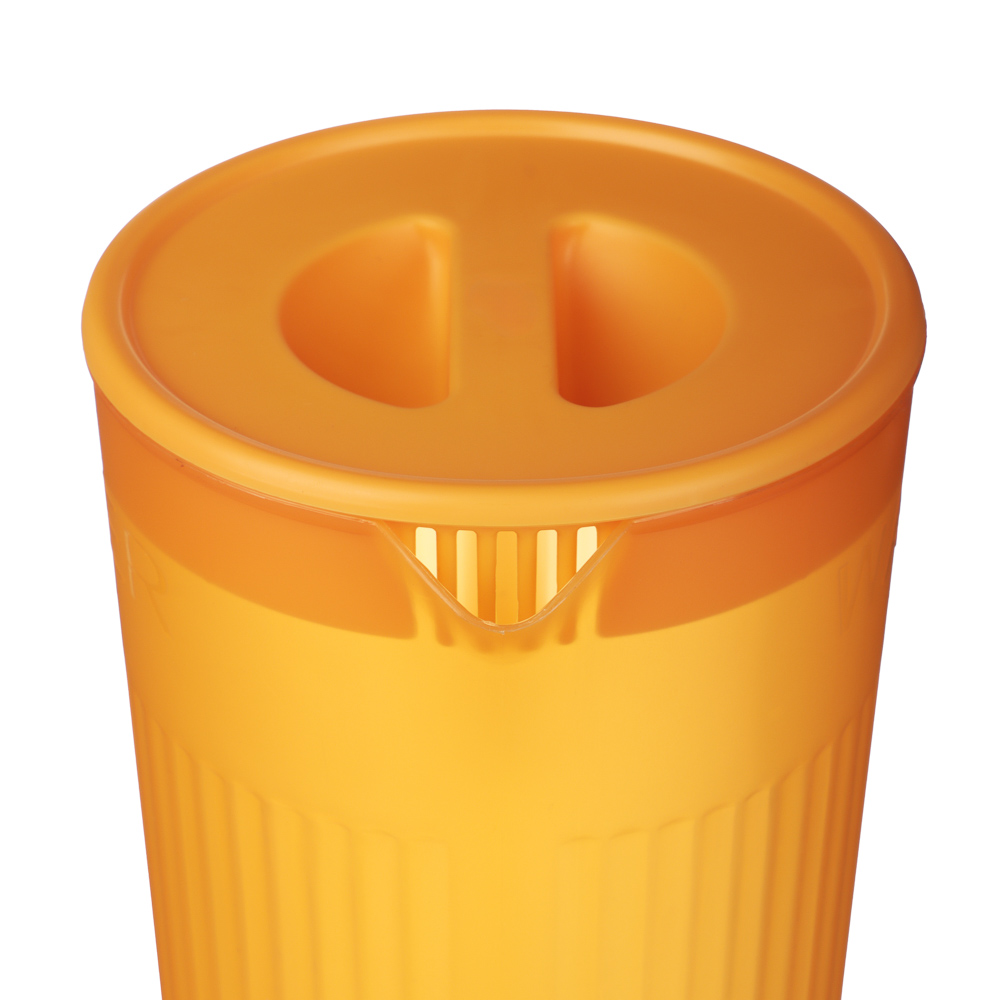 Кувшин для воды с крышкой, 2л, 2 цвета, пластик, арт.№ 861-560