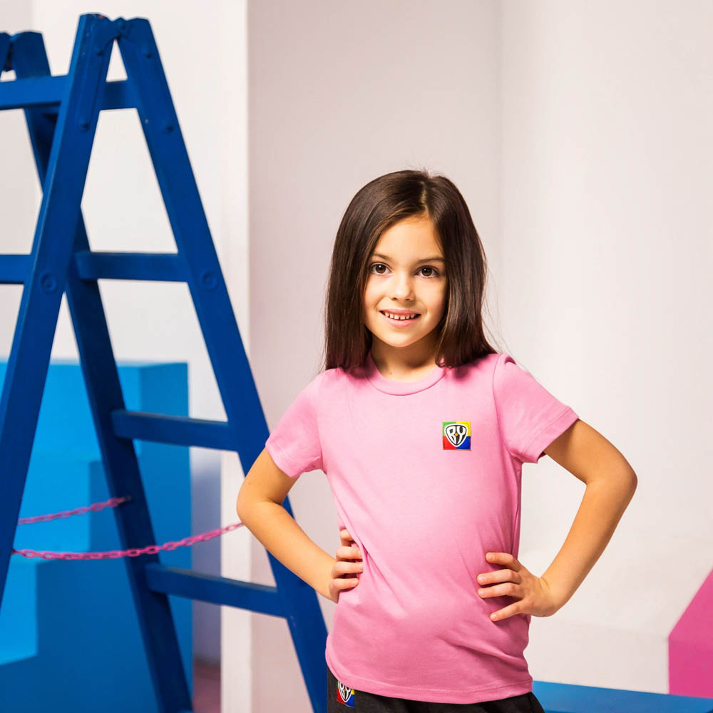BY Basic Футболка детская, хлопок, цвет розовый, размер 134, арт.№ 833-304