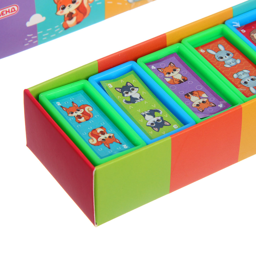 Развивающая игра для малышей "Домино", ИГРОЛЕНД, PP, арт.№ 262-566