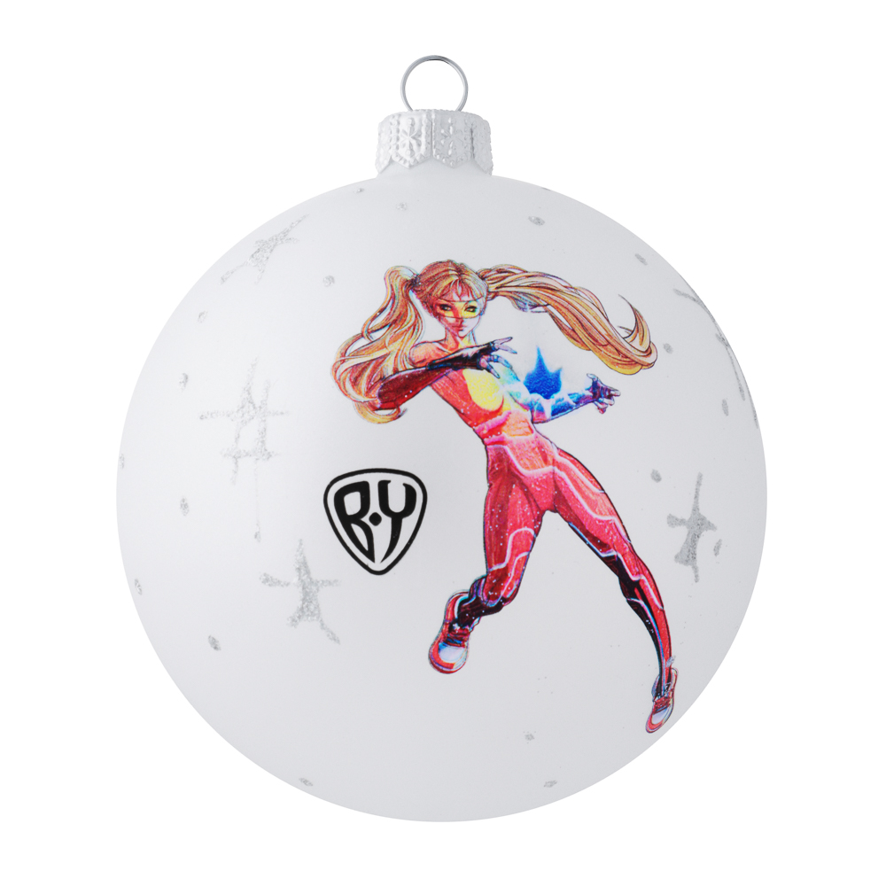 BY Шар стеклянный Герои Русские СуперГерои BY 14+, арт.№ 368-007