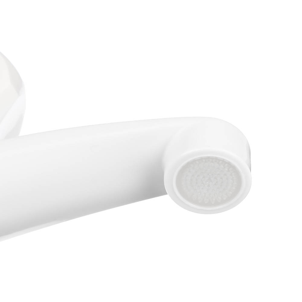 Монокран для умывальника, пластик, белый, арт.№ 554-140