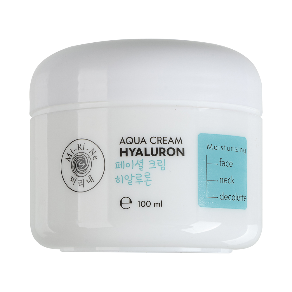 Аквакрем увлажняющий для кожи лица, шеи и декольте Mi-Ri-Ne HYALURON 100 мл, арт.№ 022-249