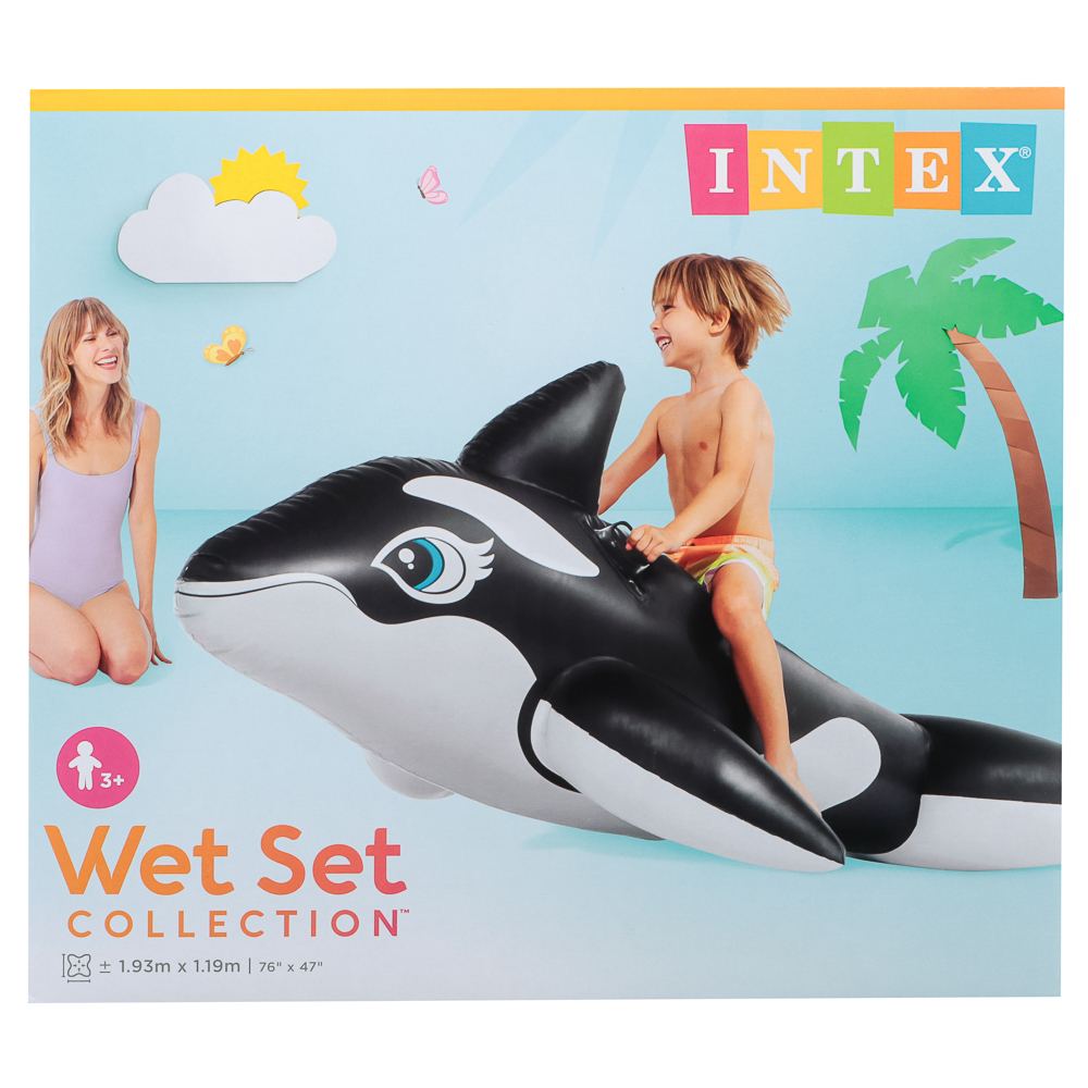 INTEX Касатка надувная, 188х122см, возраст 3+, 58561NP, арт.№ 063-002