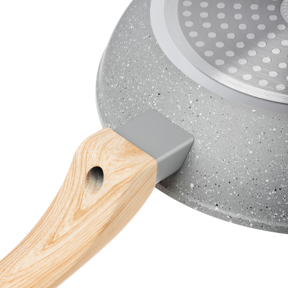 SATOSHI Берг Сковорода литая d20см, антипригарное покрытие Мрамор, индукция, арт.№ 846-735