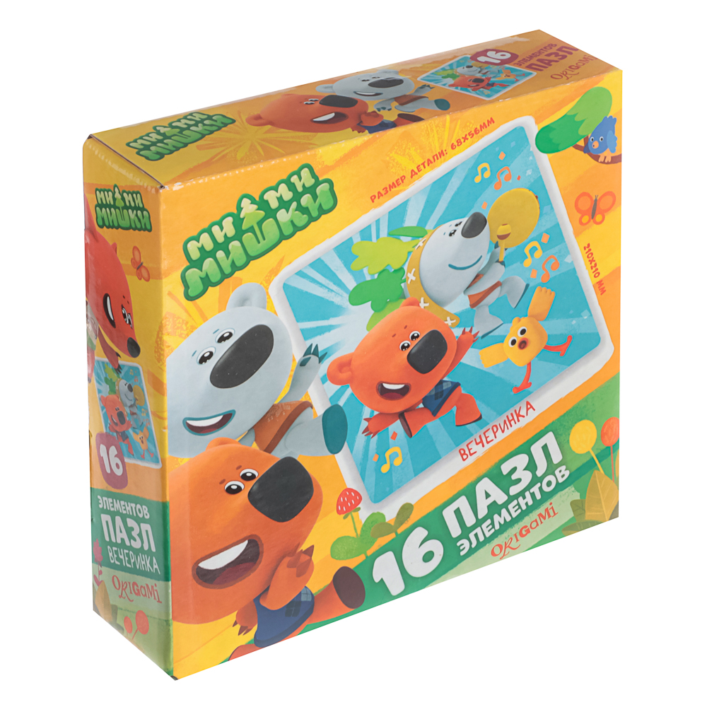 МиМиМишки Пазл 16 элементов, 15x4,5x15 см, арт.№ 285-269