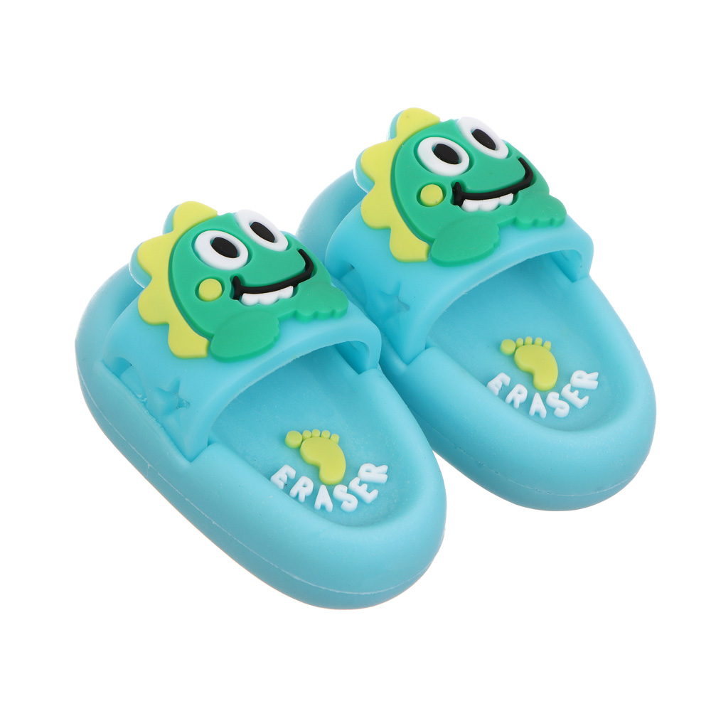 Ластик "Тапки", 4,5х2,5см, ТПР, в пластиковом боксе, шоу-бокс, арт.№ 607-082