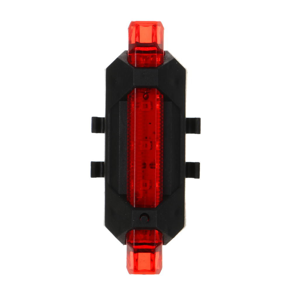 Фонарь велосипедный задний, тм BY SPORT, 4 режима, 5LED, USB 3.7V, арт.№ 195-001