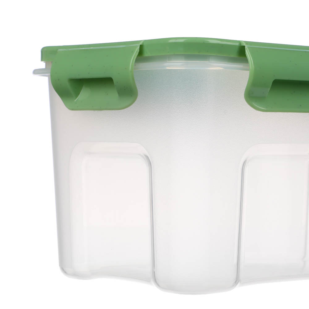 Контейнер для продуктов прямоугольный с защелками 1,1л, Флориана, пластик, арт.№ 861-423