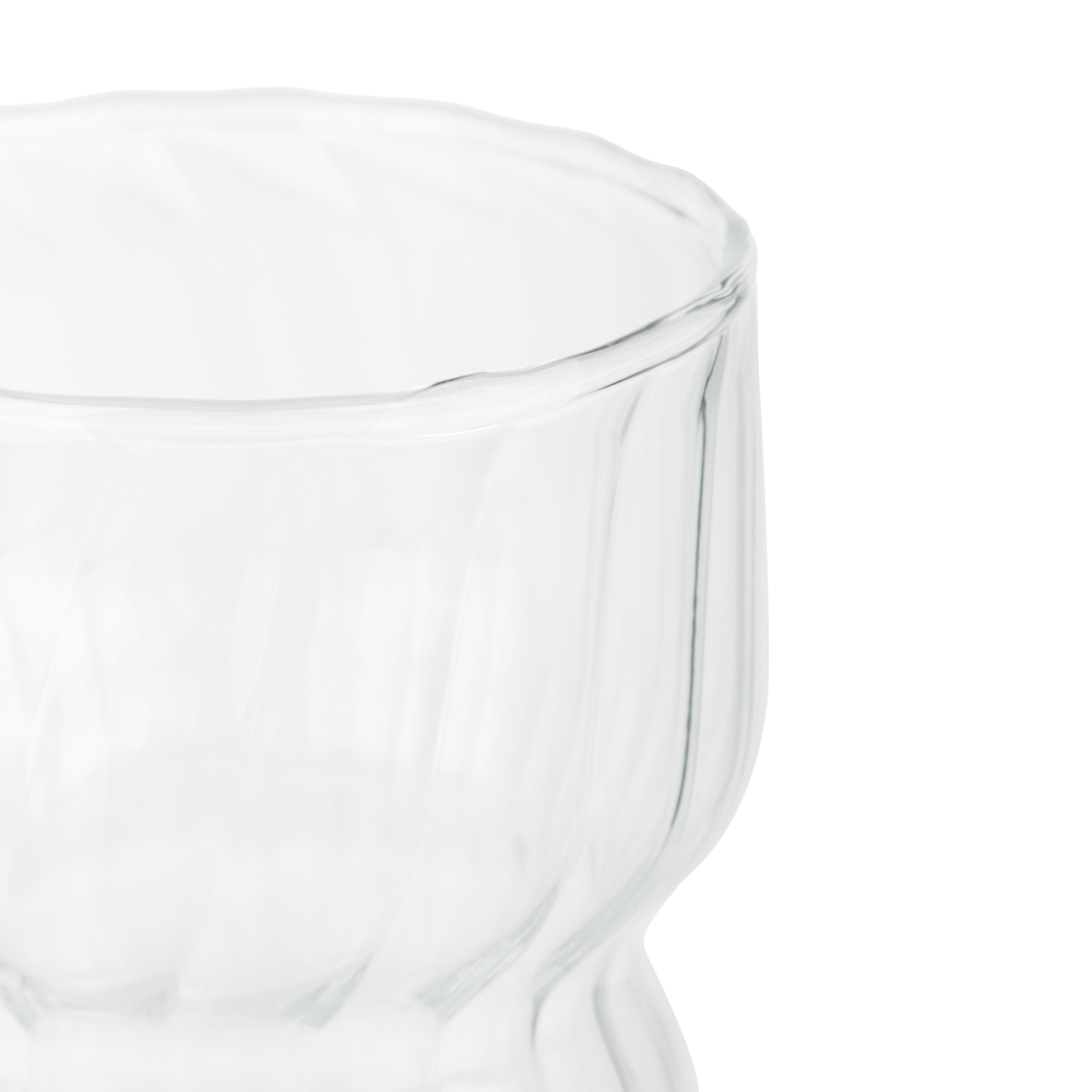 Стакан с неровным краем тм MILLIMI Лава, 300мл, стекло, арт.№ 878-687