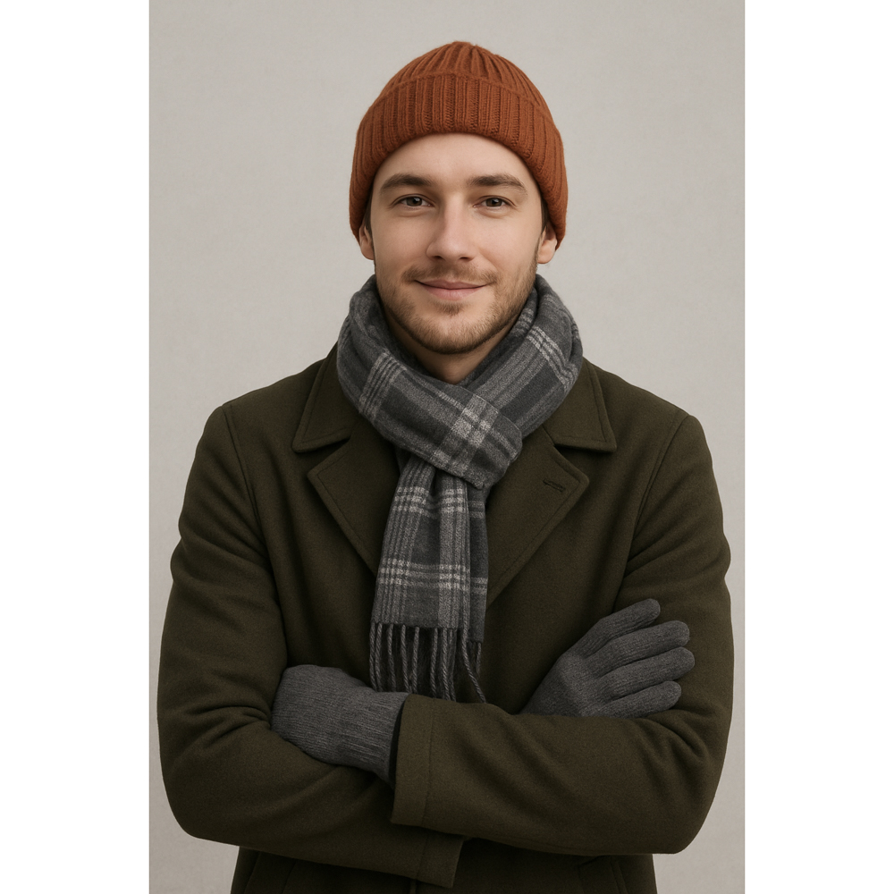 GALANTE Перчатки мужские, р.22-24, 20% шерсть, 50% акрил, 30% полиэстер, цвета в ас-те, ОЗ25-26, арт.№ 363-442