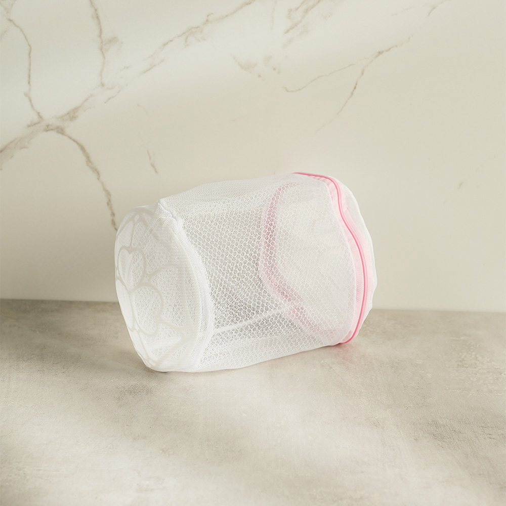 Мешок для стирки белья тм VETTA, цилиндр, на замке, пластик, полиэстер, d15х16h см, арт.№ 452-004