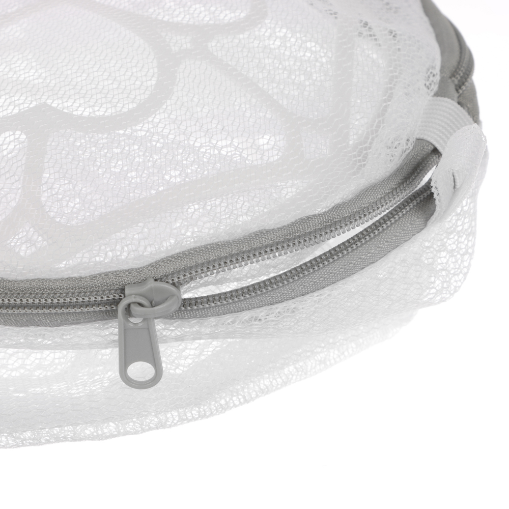 Мешок для стирки белья тм VETTA, цилиндр, на замке, пластик, полиэстер, d15х16h см, арт.№ 452-004