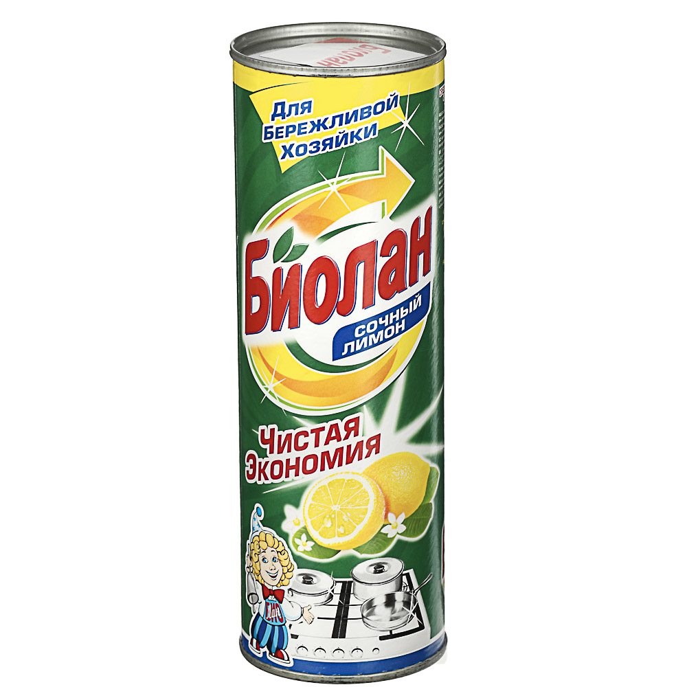 Порошок чистящий Биолан Сочный лимон, 400 г арт. 979-062 купить в г ...