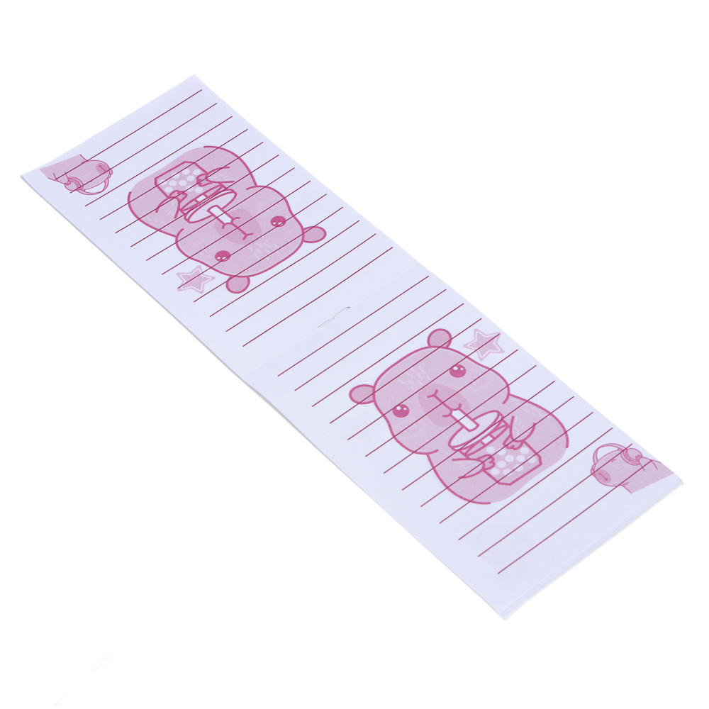 Набор канцелярский "Панда/Капибара", 6 предметов (2 карандаша, точилка, линейка, блокнот, ластик), 15,8х24,5 см, арт.№ 524-274