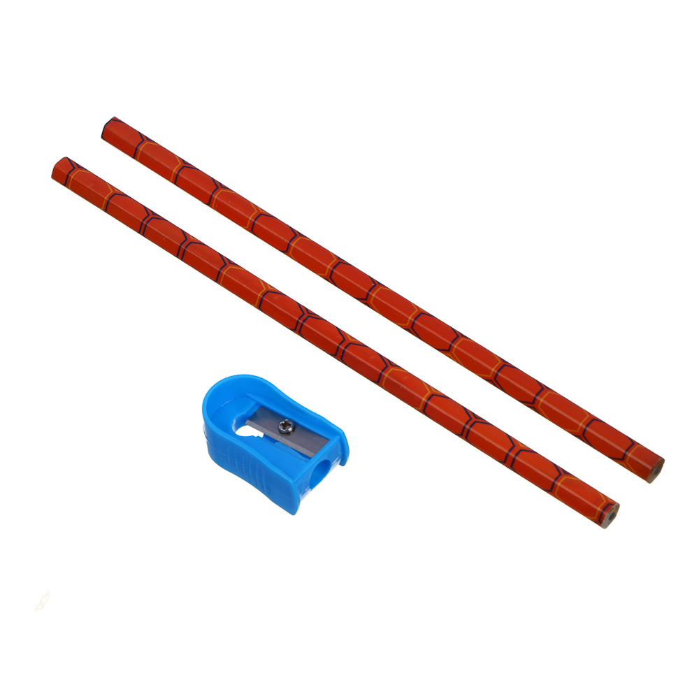 Набор канц., 6 пред,"Рэйсинг Тим/Футбол"(2 карандаша, точилка, линейка, блокнот, ластик),15,8х24,5см, арт.№ 524-275