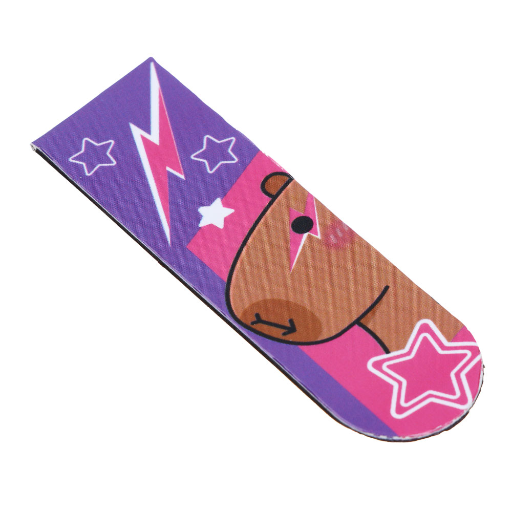 Магнитные закладки, 6 шт., "Панда/Капибара", 12x1,9см, размер упаковки 18,3x10,3см, арт.№ 524-277