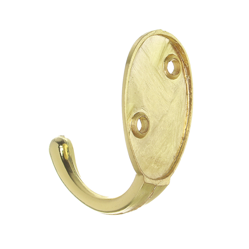 ЕРМАК Крючок 231В, металл, 3 цвета: золото, медь, белый, арт.№ 639-070