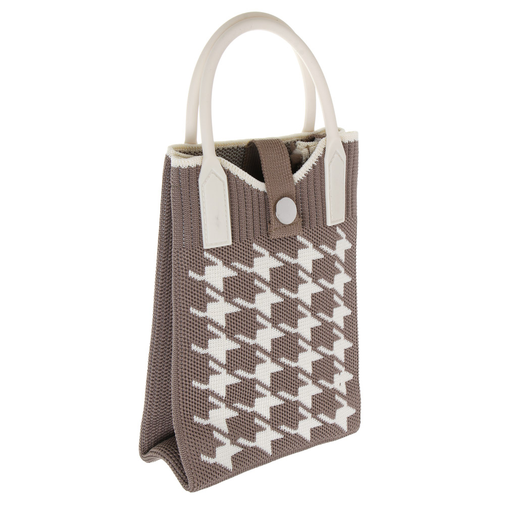 Сумочка кроссбоди на кнопке с длинным ремнем тм ЮL Бьянка, полиэстер,  19х13 см, 3 дизайна, арт.№ 337-235