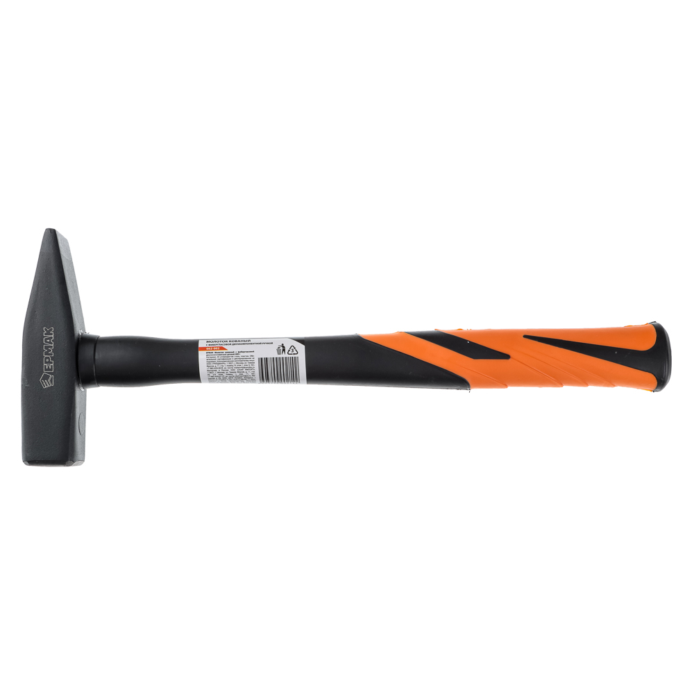 ЕРМАК Молоток кованый с фиберглассовой двухкомпонентной ручкой 400г, арт.№ 662-002