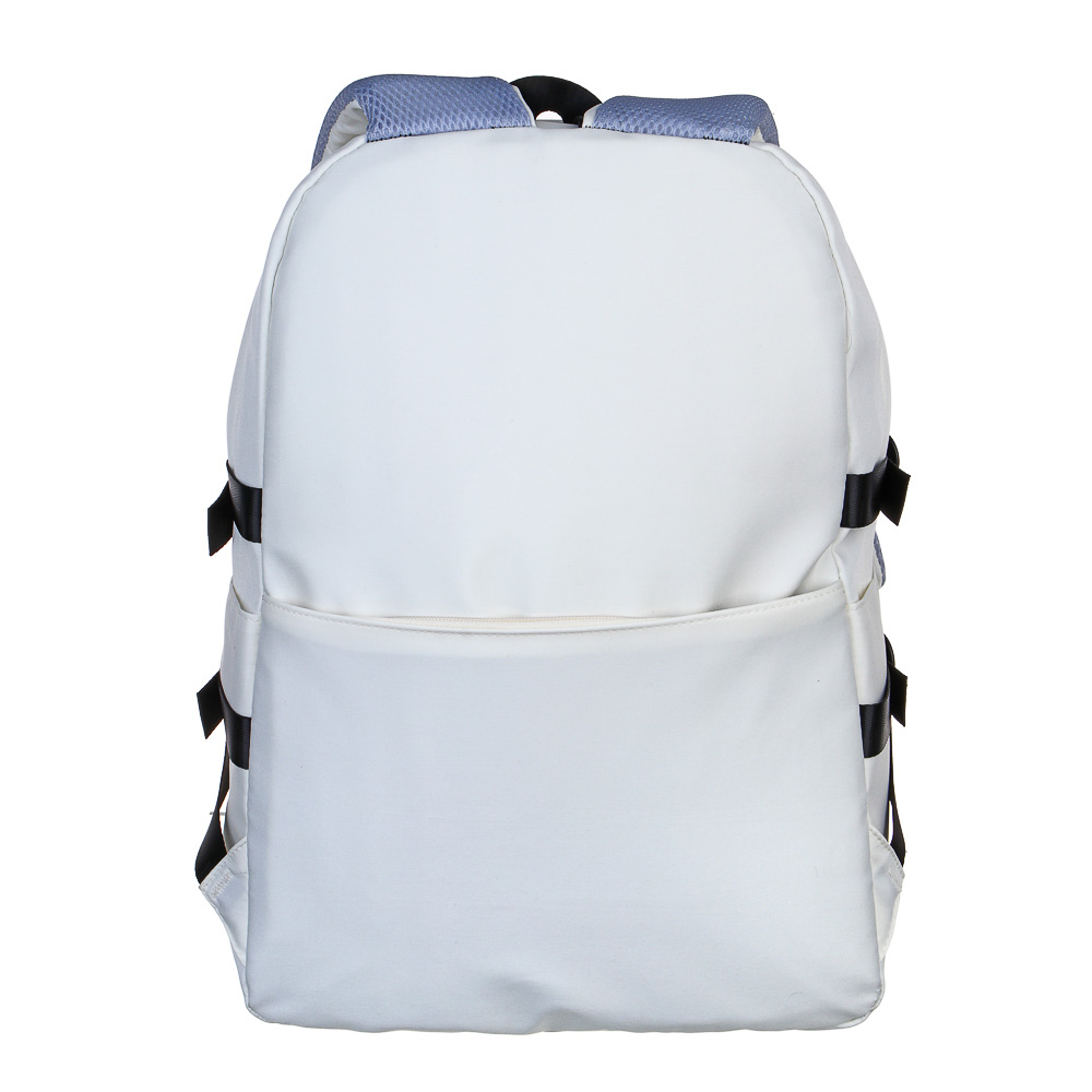 Рюкзак подростковый 44x31,5x14 см, 1 отделение, 5 карманов, декор сеткой и тесьмой, поясная сумка, полиэстер, 3 цвета, арт.№ 254-717