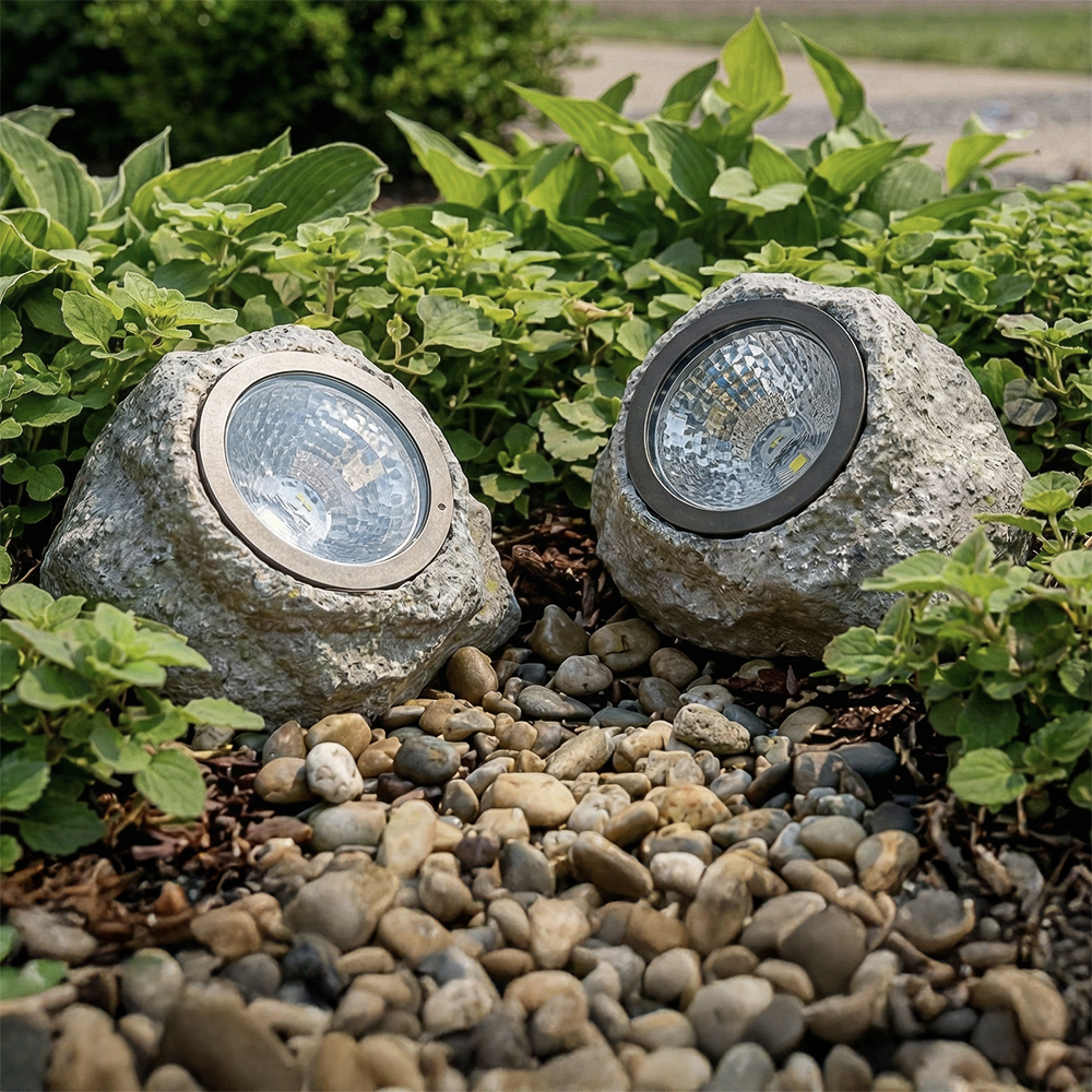 Светильник сад. на солн. батарее тм INBLOOM, 13х10х11см, 1LED, шампань, AA600 mAh Ni-MH, 1реж., PP, арт.№ 475-350