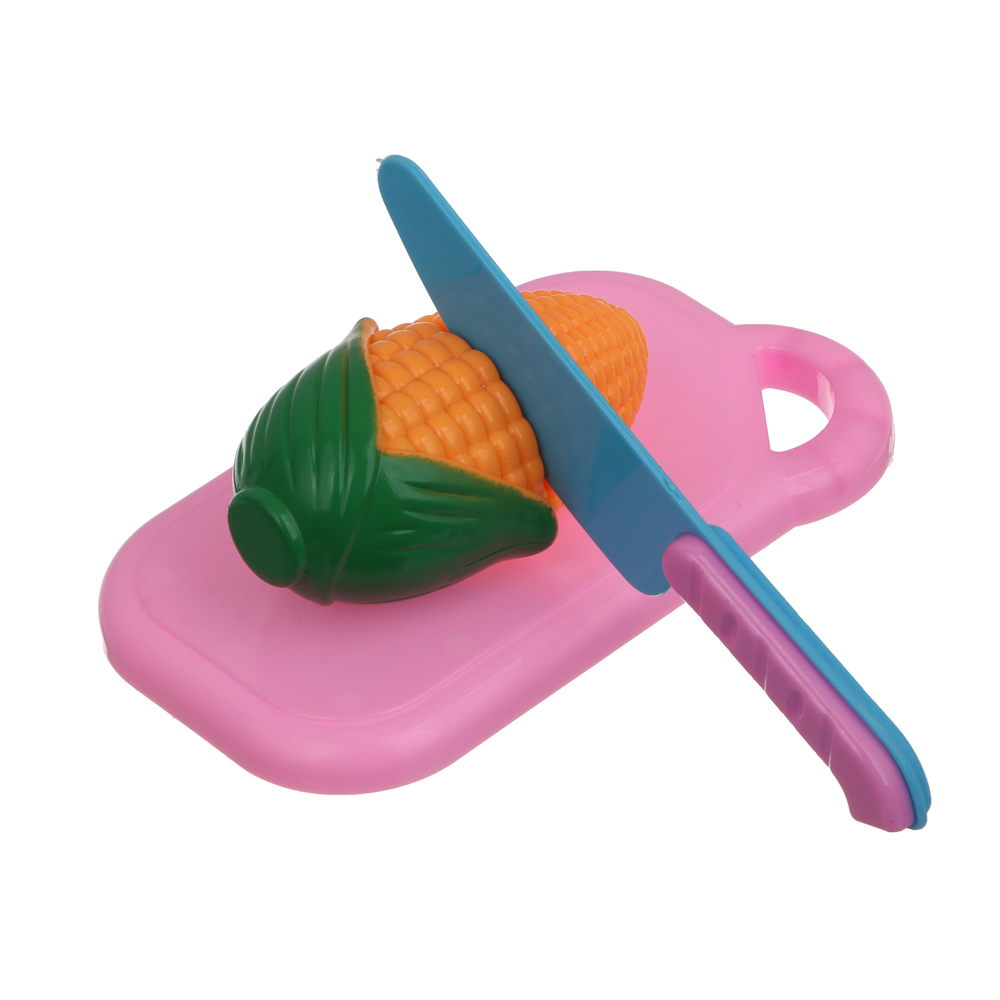 ИГРОЛЕНД Набор игровой "Продукты" на липучке, ABS, РР, 8пр., 24х15х6см, арт.№ 294-227