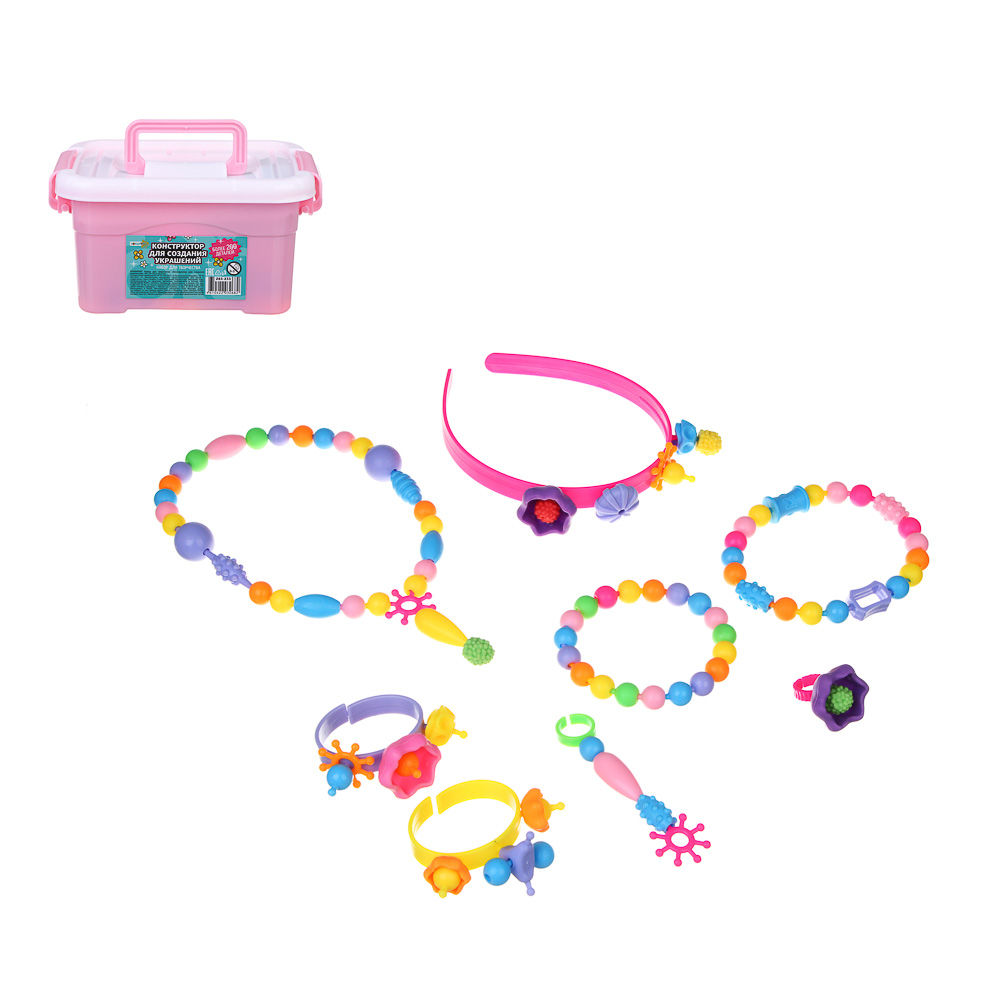ХОББИХИТ Набор для творчества «Конструктор для создания украшений», РР, 19х10,2х13,5см, арт.№ 283-233