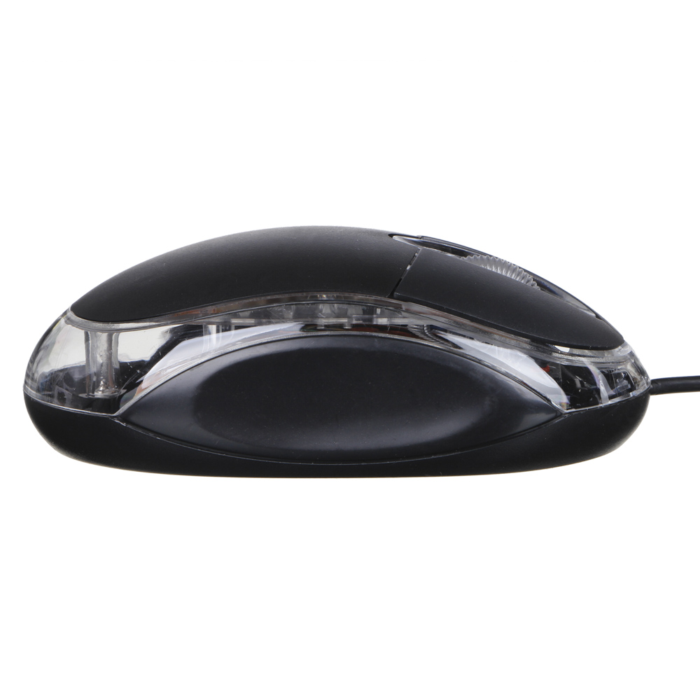 Компьютерная мышь проводная Первая цена Эконом, 1000DPI, длина провода 115см, черный, арт.№ 916-021