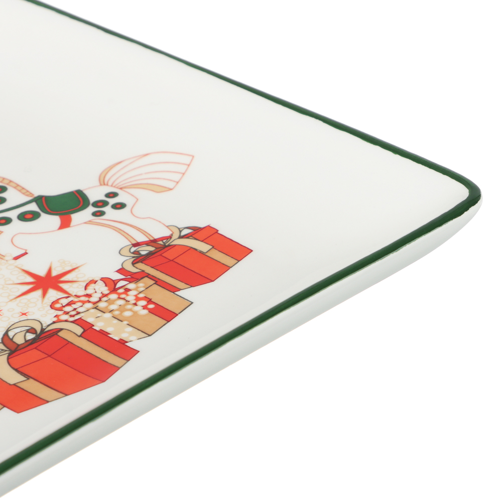 MILLIMI Щелкунчик Блюдо квадратное, 19х19х2см, керамика, арт.№ 820-688