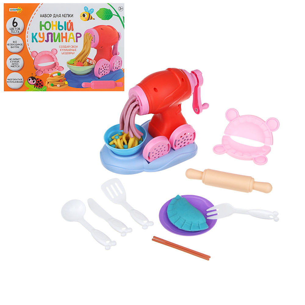 ХОББИХИТ Набор для лепки «Юный кулинар», РР, тесто, 21х15,5х7см, арт.№ 289-180