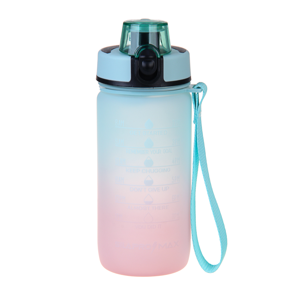 SILAPRO MAX Бутылка спортивная с замком, LOTUS-EGGSHELL BLUE, 550мл, РС, арт.№ 088-073