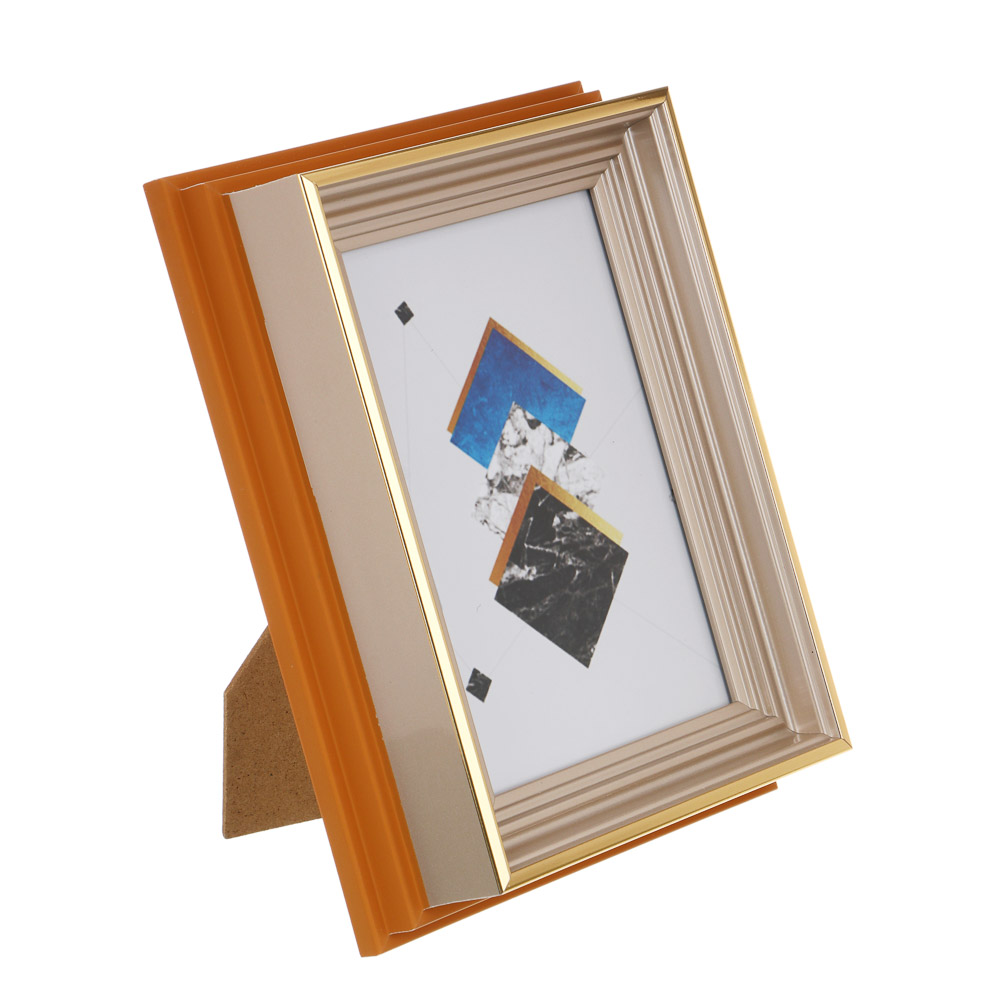 Фоторамка, 10х15 см, пластик, стекло, арт.23-50, арт.№ 520-813