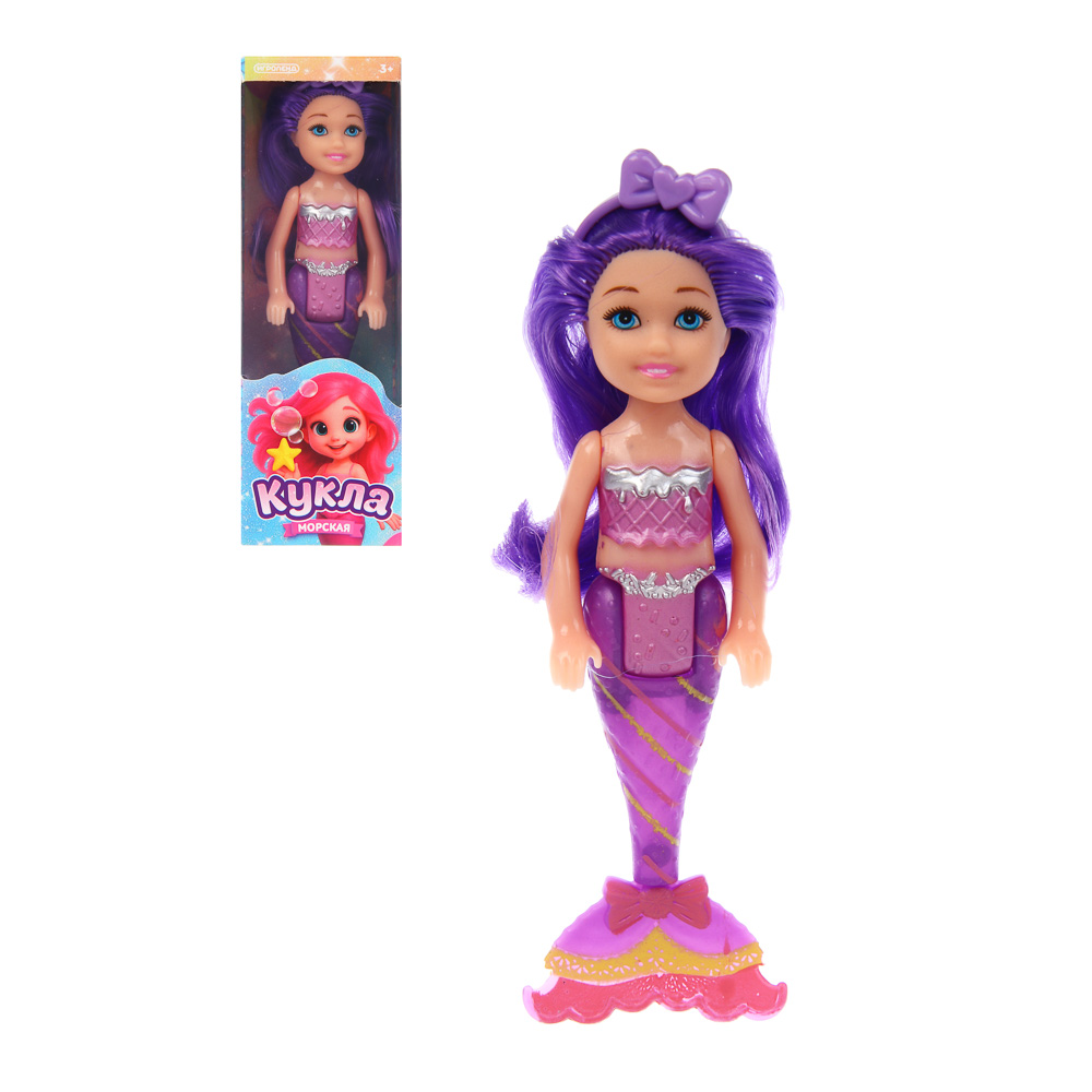 Кукла морская 9 см, PP, ABS, тм ИГРОЛЕНД, арт.№ 267-961