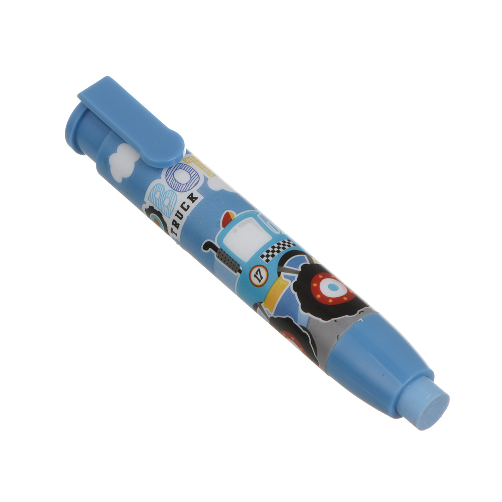 Ластик выдвижной "Карбон", 10,5см, АБС, ТПР, 2 дизайна, шоу-бокс, арт.№ 524-362