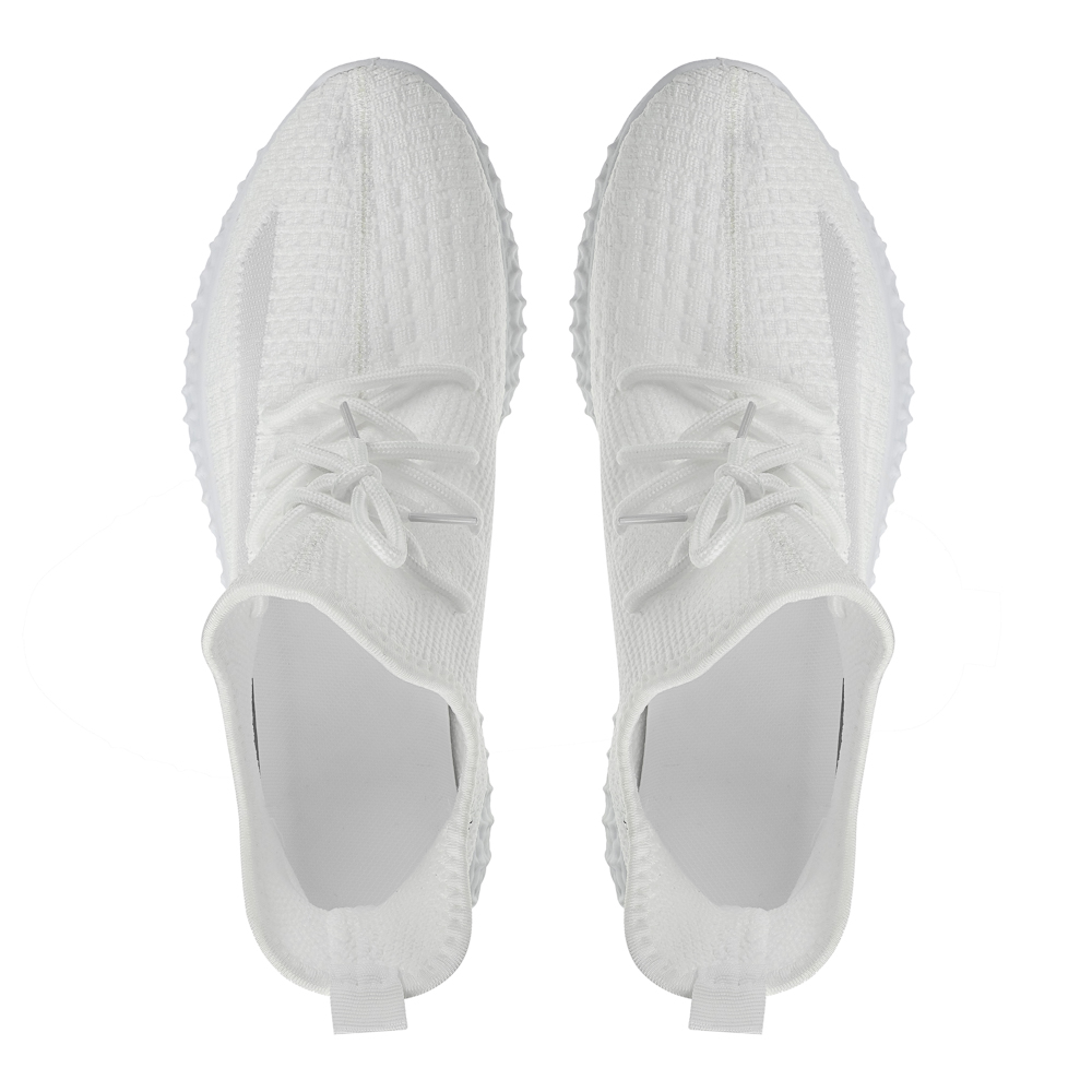 Кроссовки спортивные, р. 45, белые, полиэстер, ПВХ, арт.№ 299-319