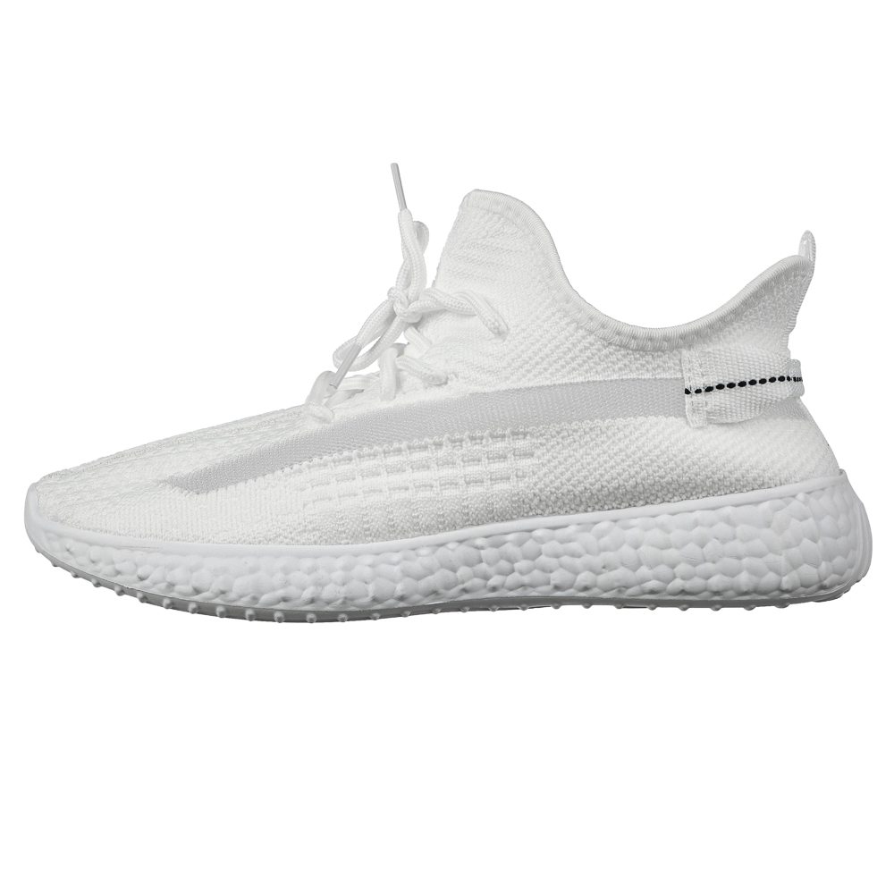 Кроссовки спортивные, р. 45, белые, полиэстер, ПВХ, арт.№ 299-319