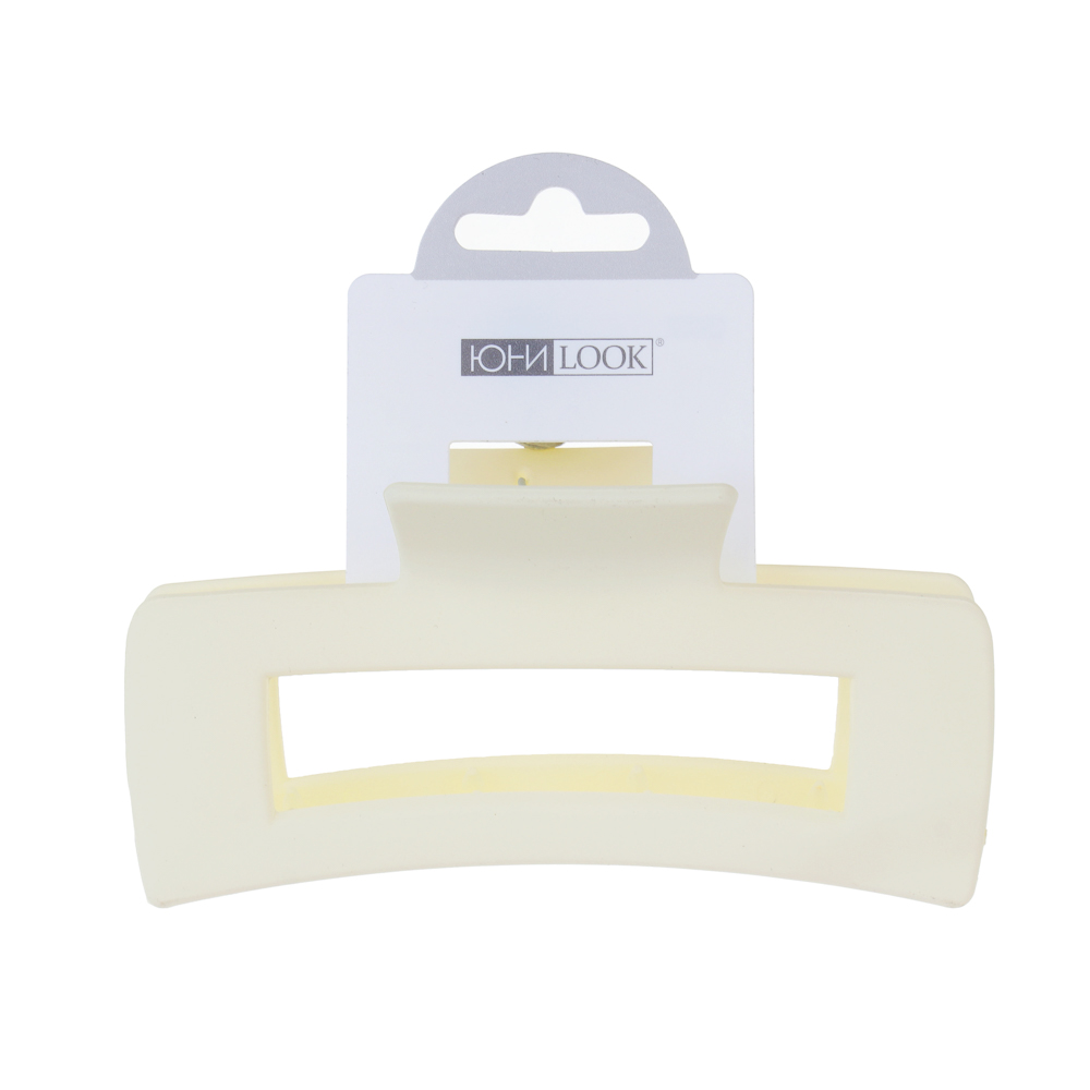 Краб для волос ЮНИLOOK, 10,5 см, пластик, 3 цвета, ACS-36, арт.№ 321-011