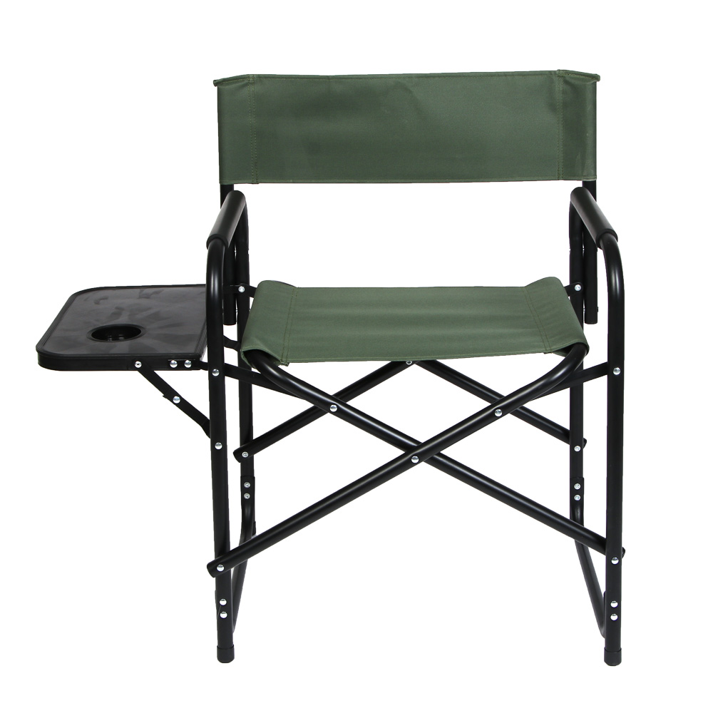 Кресло складное тм РУССО ТУРИСТО, с подлокотниками и столиком, до 120 кг, 78х56х45см, арт.№ 121-001