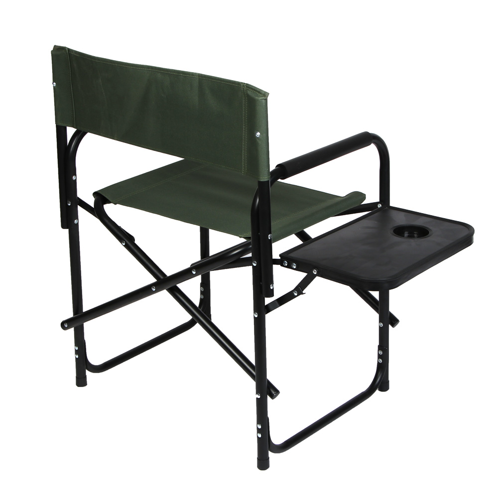 Кресло складное тм РУССО ТУРИСТО, с подлокотниками и столиком, до 120 кг, 78х56х45см, арт.№ 121-001
