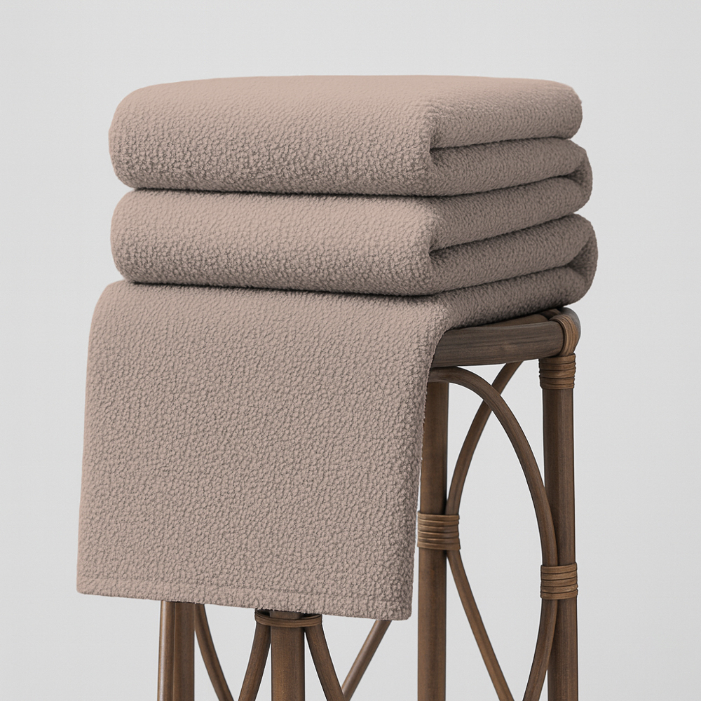 Плед тм PROVANCE Бургунди тедди, 180х200см, 260 г/м2, 100% полиэстер, 3 цвета, арт.№ 486-245