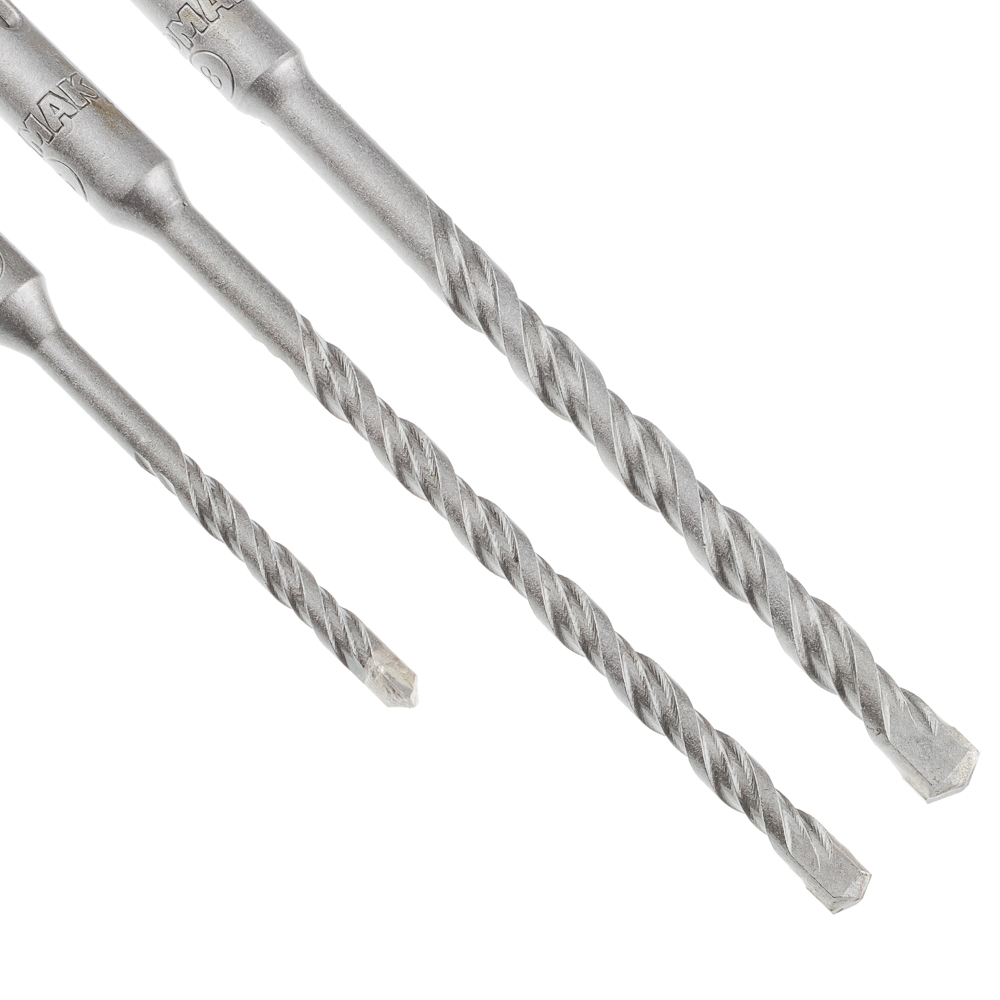 ЕРМАК Набор буров по бетону системы SDS-plus, серия MASTER 3 шт (5/110, 6/160, 8/160), арт.№ 654-161