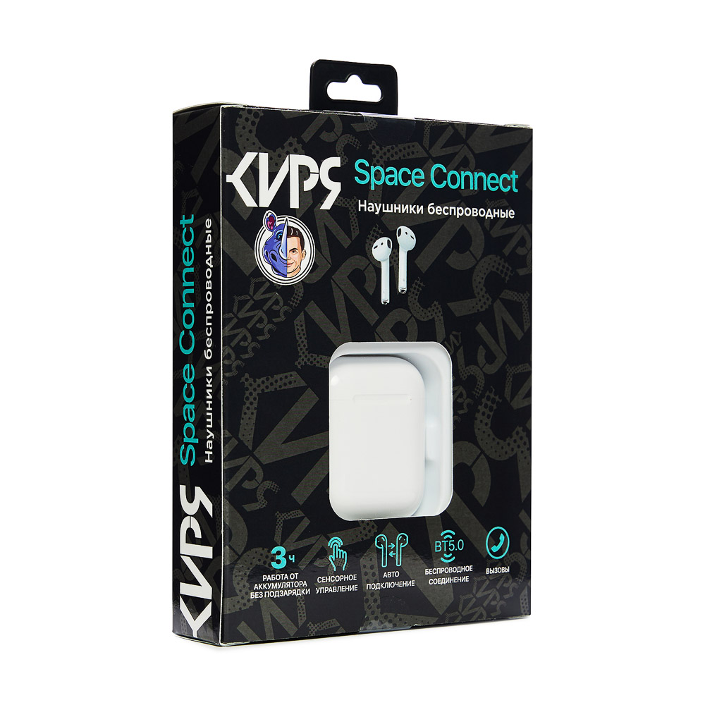 FORZA КИРЯ Наушники беспроводные Space Connect, 30/350мАч, BT: 5.0, арт.№ 410-317