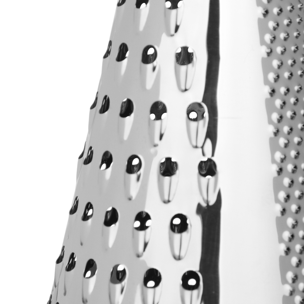 Терка 3-х сторонняя тм VETTA 25см, нерж.сталь, пластик. ручка, арт.№ 885-144