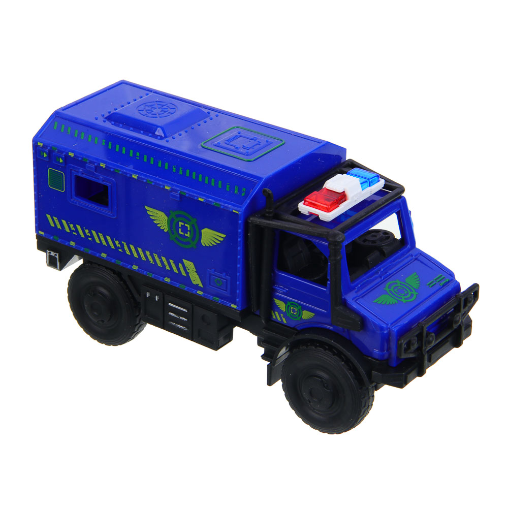 ИГРОЛЕНД Грузовик Городская спецслужба, инерция, РР, 12,6х6,4х8 см, 3 дизайна, арт.№ 292-419