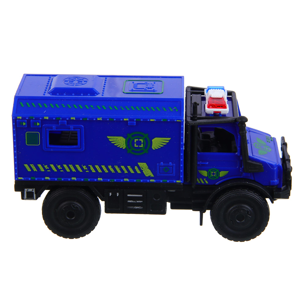 ИГРОЛЕНД Грузовик Городская спецслужба, инерция, РР, 12,6х6,4х8 см, 3 дизайна, арт.№ 292-419