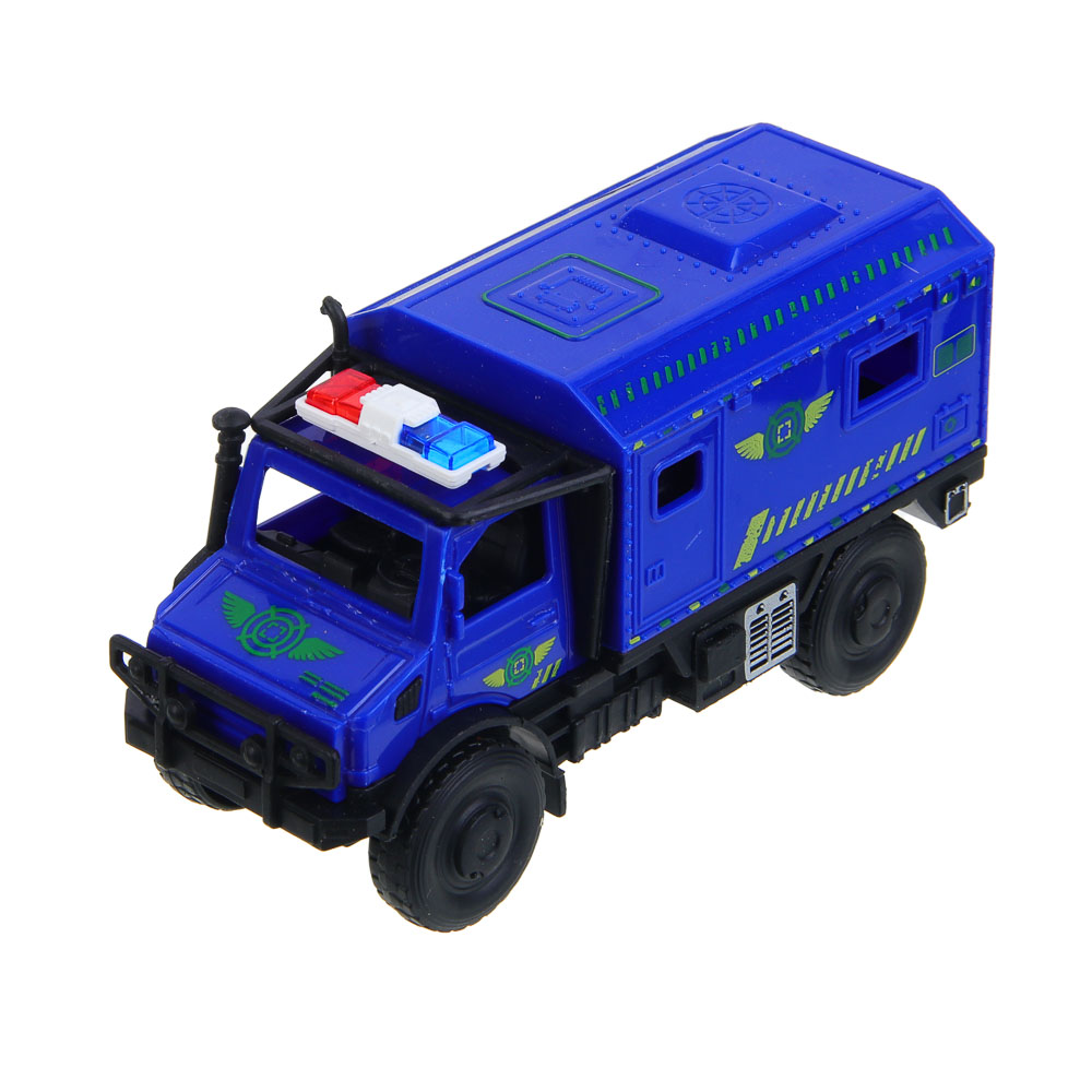 ИГРОЛЕНД Грузовик Городская спецслужба, инерция, РР, 12,6х6,4х8 см, 3 дизайна, арт.№ 292-419